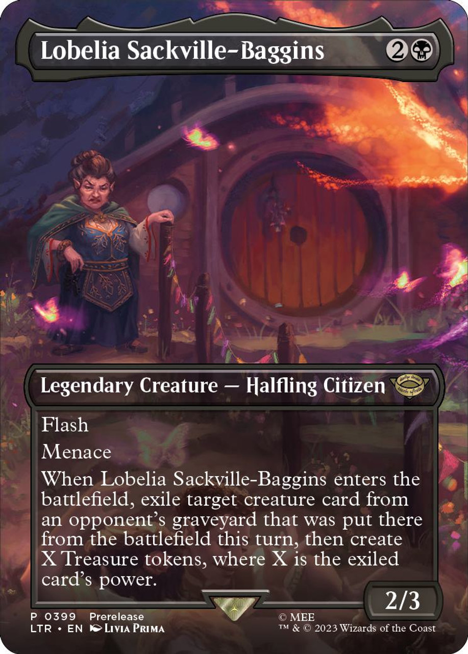 Lobelia Sackville-Baggins (0399) (Prerelease) (Non-Date-Stamped) - Foil